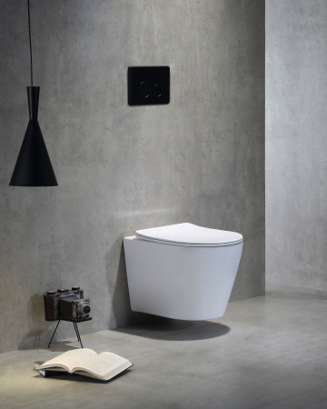 Унитаз подвесной Santiline Торнадо SL-5025 белый